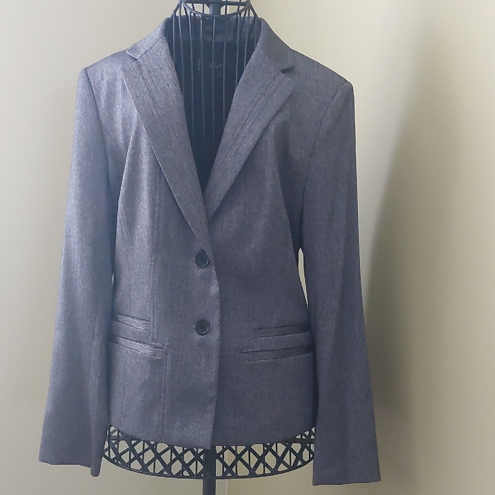NWOT, AK ANNE KLEIN, Women's Gray stretch Blazer